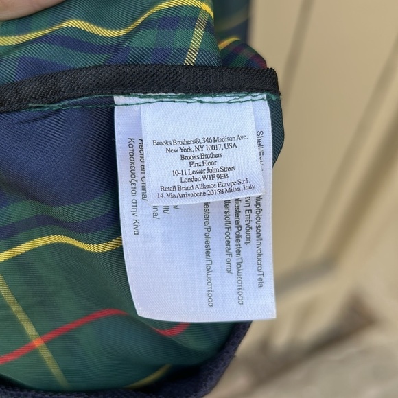 Brooks Bothers St. Andrews Link Tartan Plaid Golf Pullover Jacket Preppy  Sz L - Picture 4 of 6